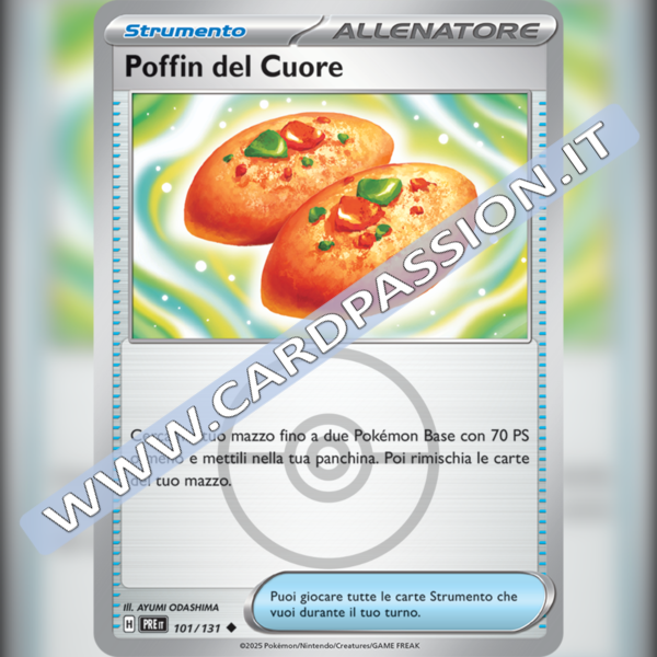 101/131 Poffin del Cuore Poke Ball Reverse | Evoluzioni Prismatiche