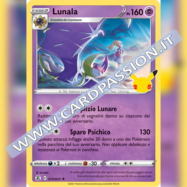 015/025 Lunala Holo | Gran Festa - Card Passion