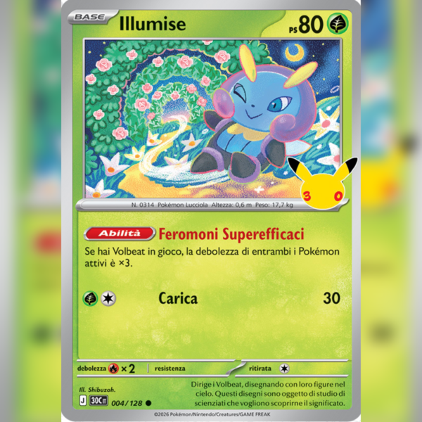 004/128 Illumise Holo | 30esimo Anniversario