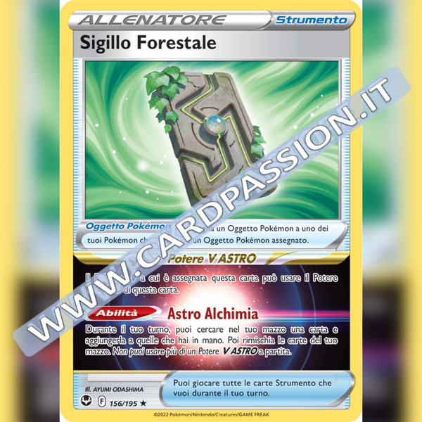156/195 Sigillo Forestale Holo | Tempesta Argentata
