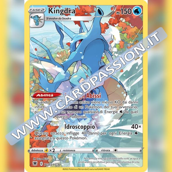 TG03/TG30 Kingdra | Lucentezza Siderale - Card Passion
