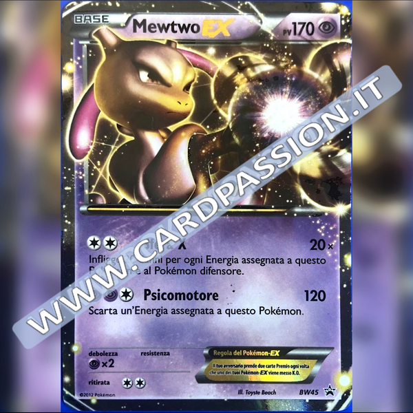 BW45 Mewtwo EX | Black Star Promo - Card Passion