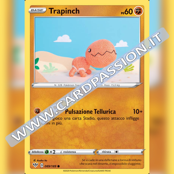 089/189 Trapinch Comune | Fiamme Oscure - Card Passion