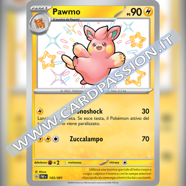 143/091 Pawmo Shiny | Destino di Paldea