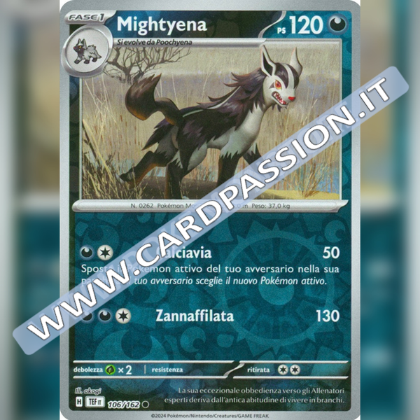 106/162 Mightyena Reverse | Cronoforze