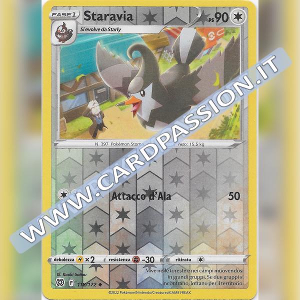118/172 Staravia Reverse | Astri Lucenti - Card Passion