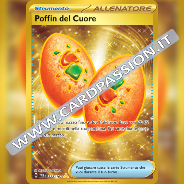 223/167 Poffin del Cuore Gold | Crepuscolo Mascherato