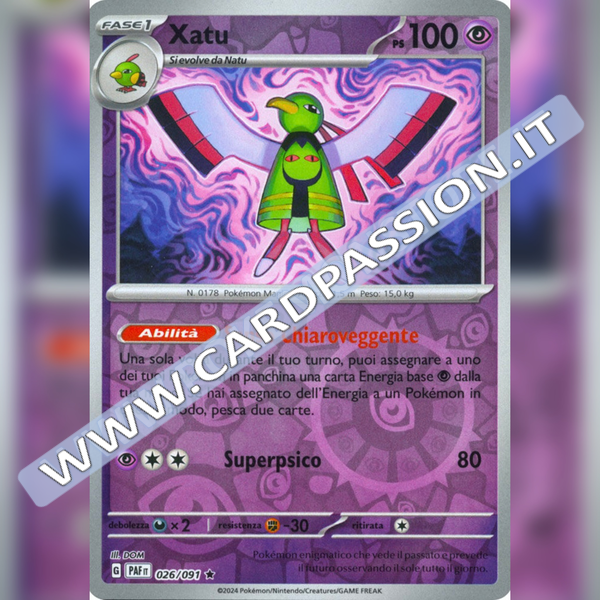 026/091 Xatu Reverse | Destino di Paldea