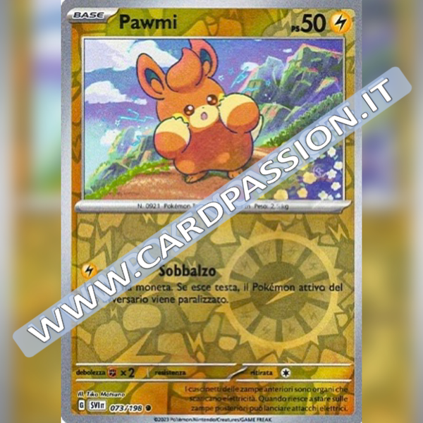 073/198 Pawmi Reverse | Scarlatto e Violetto