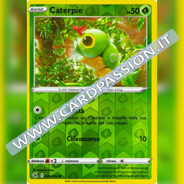 001/264 Caterpie Reverse | Colpo Fusione - Card Passion