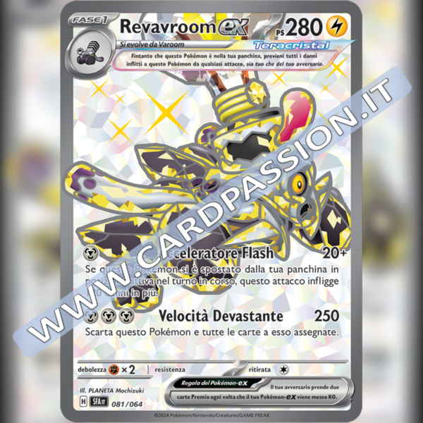 081/064 Revavroom ex teracristal (Full Art) | Segreto Fiabesco