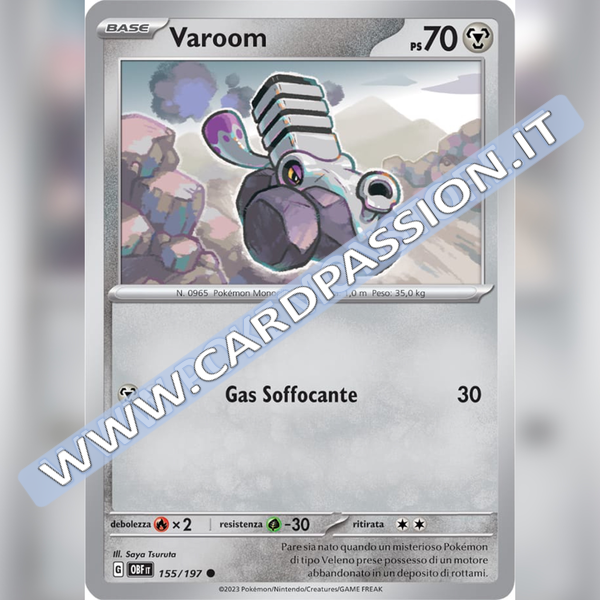 155/197 Varoom | Ossidiana Infuocata