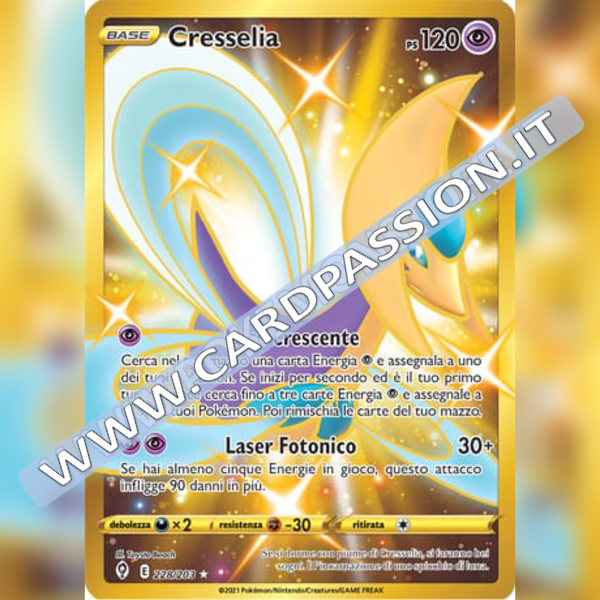 228/203 Cresselia Gold | Evoluzioni Eteree - Card Passion