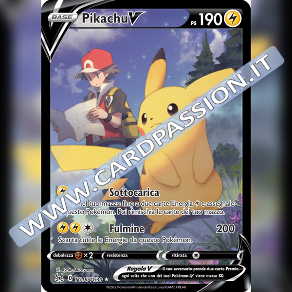 TG16/TG30 Pikachu V | Origine Perduta - Card Passion