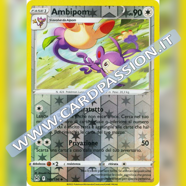 145/196 Ampibom Reverse | Origine Perduta - Card Passion