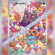 206/182 Morpeko Illustrazione Rara | Paradosso Temporale