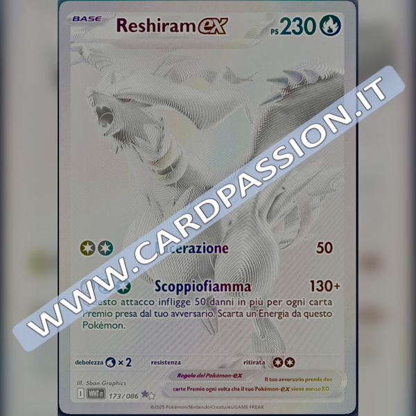 173/086 Reshiram BWR | Fuoco Bianco