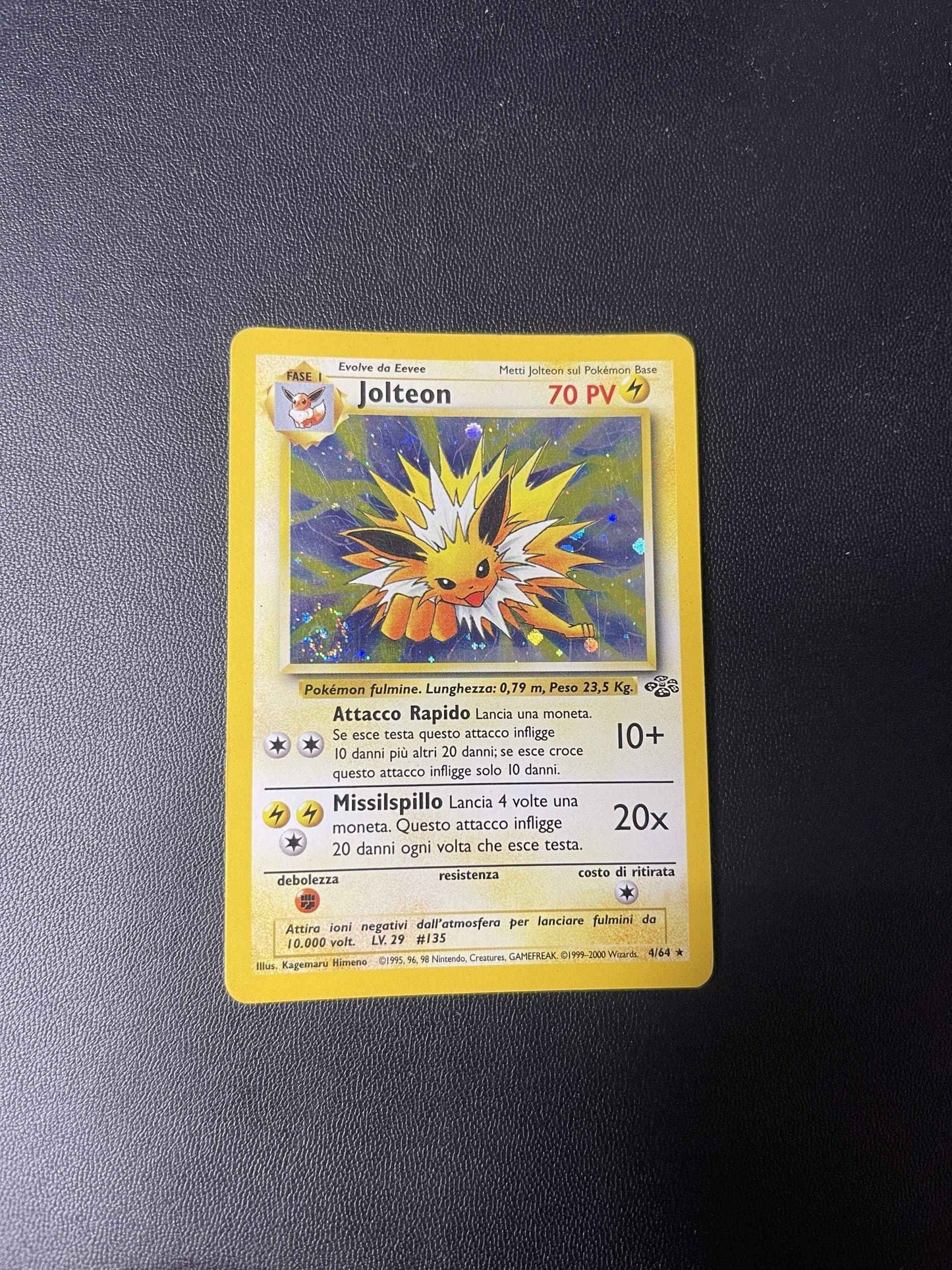 4/64 Jolteon Holo | Set Jungle Light Played