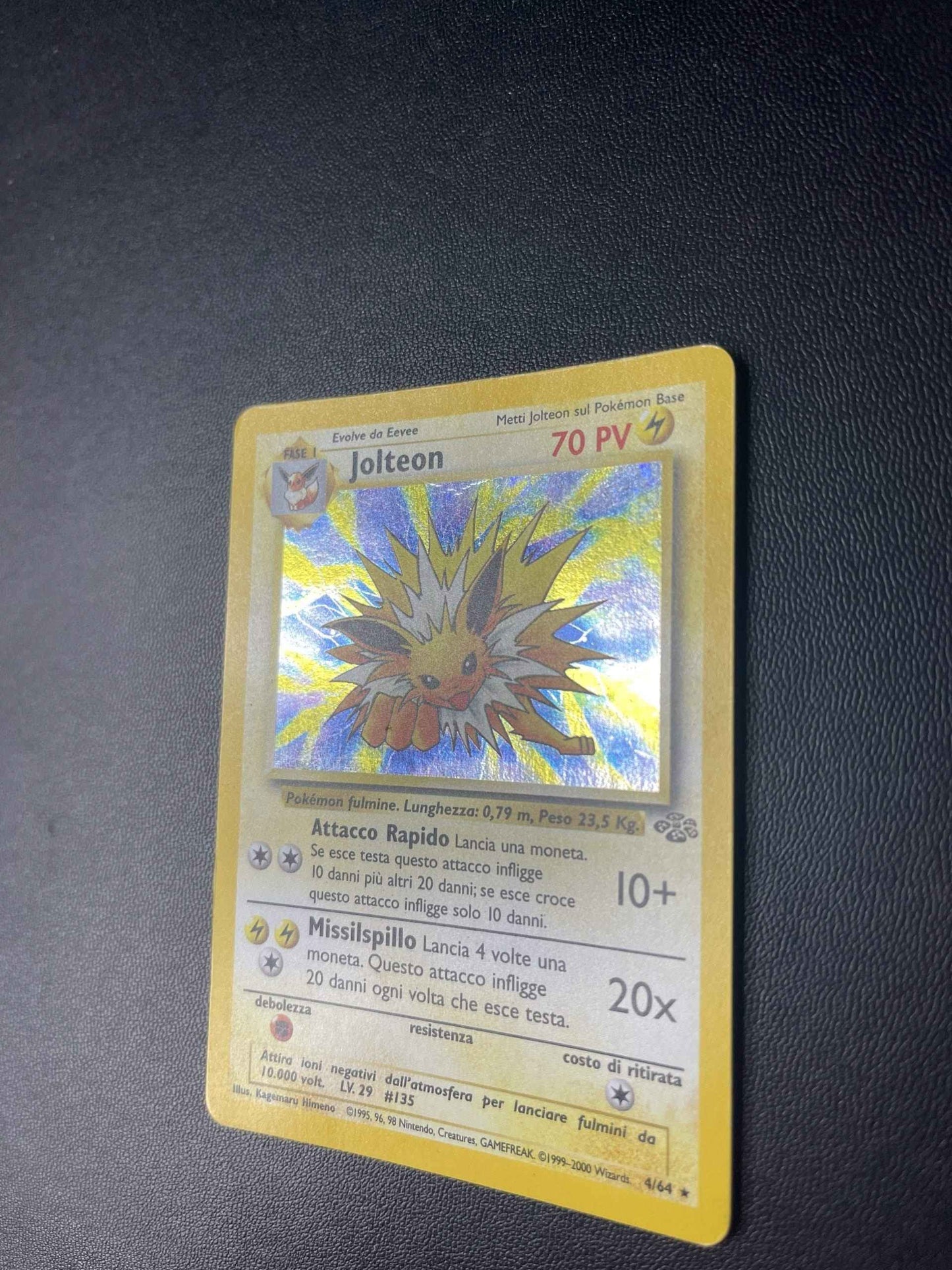 4/64 Jolteon Holo | Set Jungle Light Played
