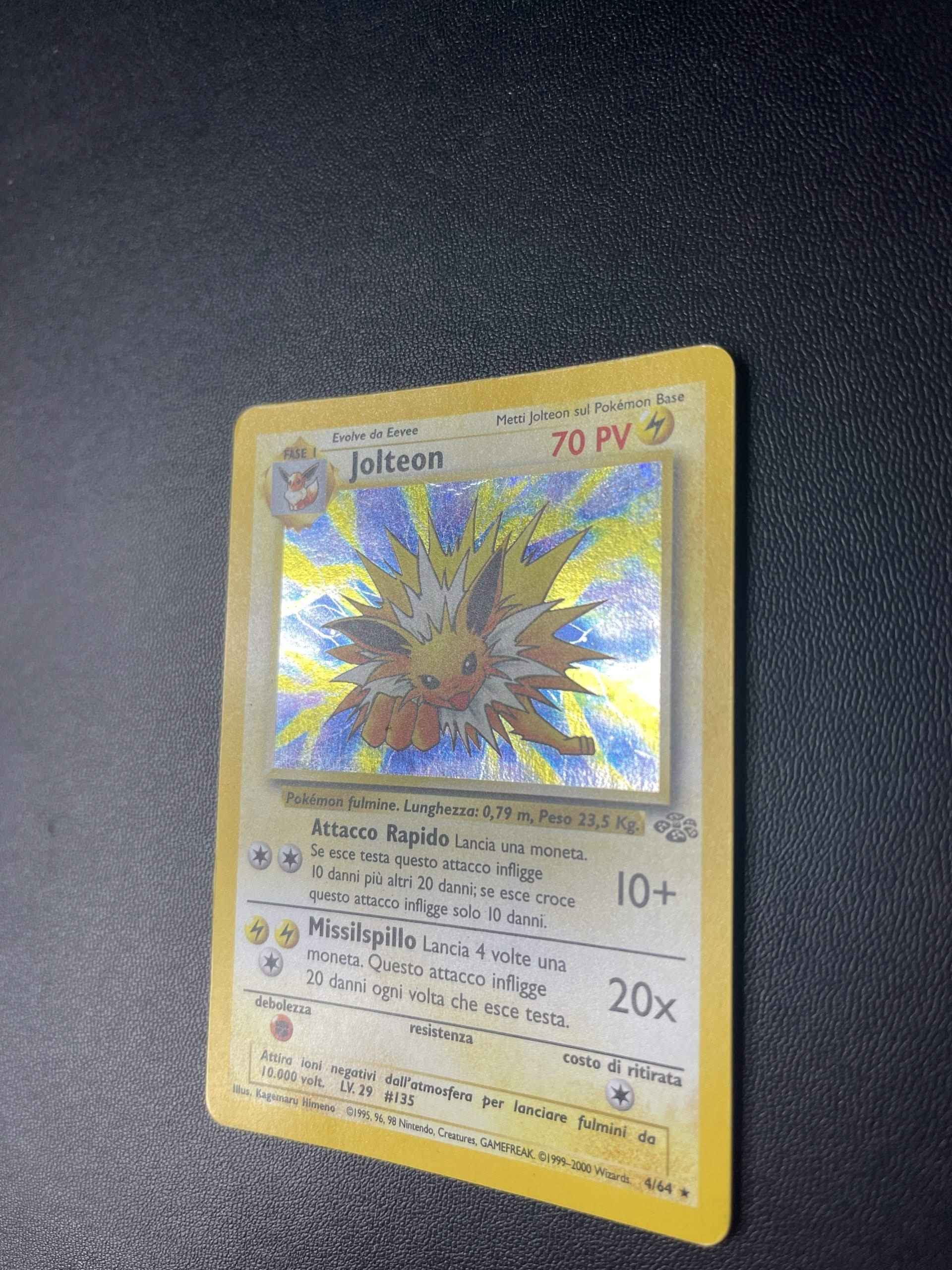 4/64 Jolteon Holo | Set Jungle Light Played