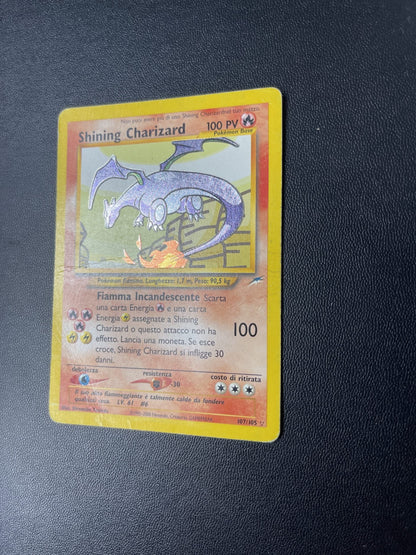 107/105 Shining Charizard Poor | Neo Destiny (IT)