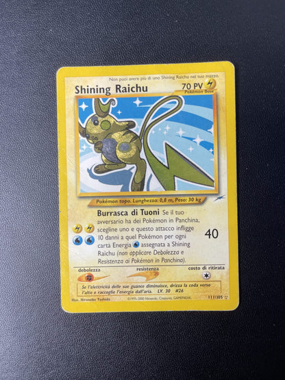 111/105 Shining Raichu Poor | Neo Destiny (IT)