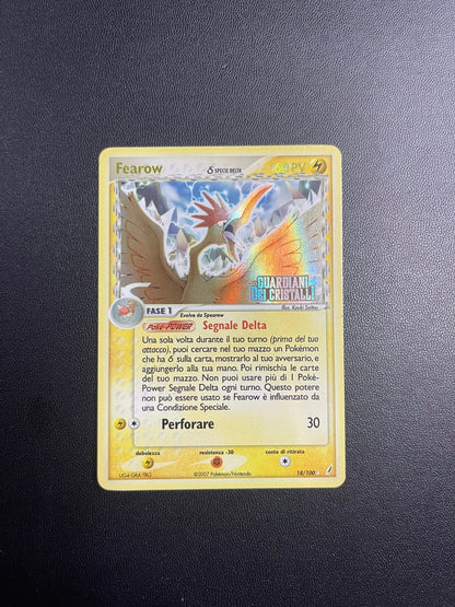 18/100 Fearow Holo Stamped Near Mint | Ex Guardiani dei Cristalli (IT)
