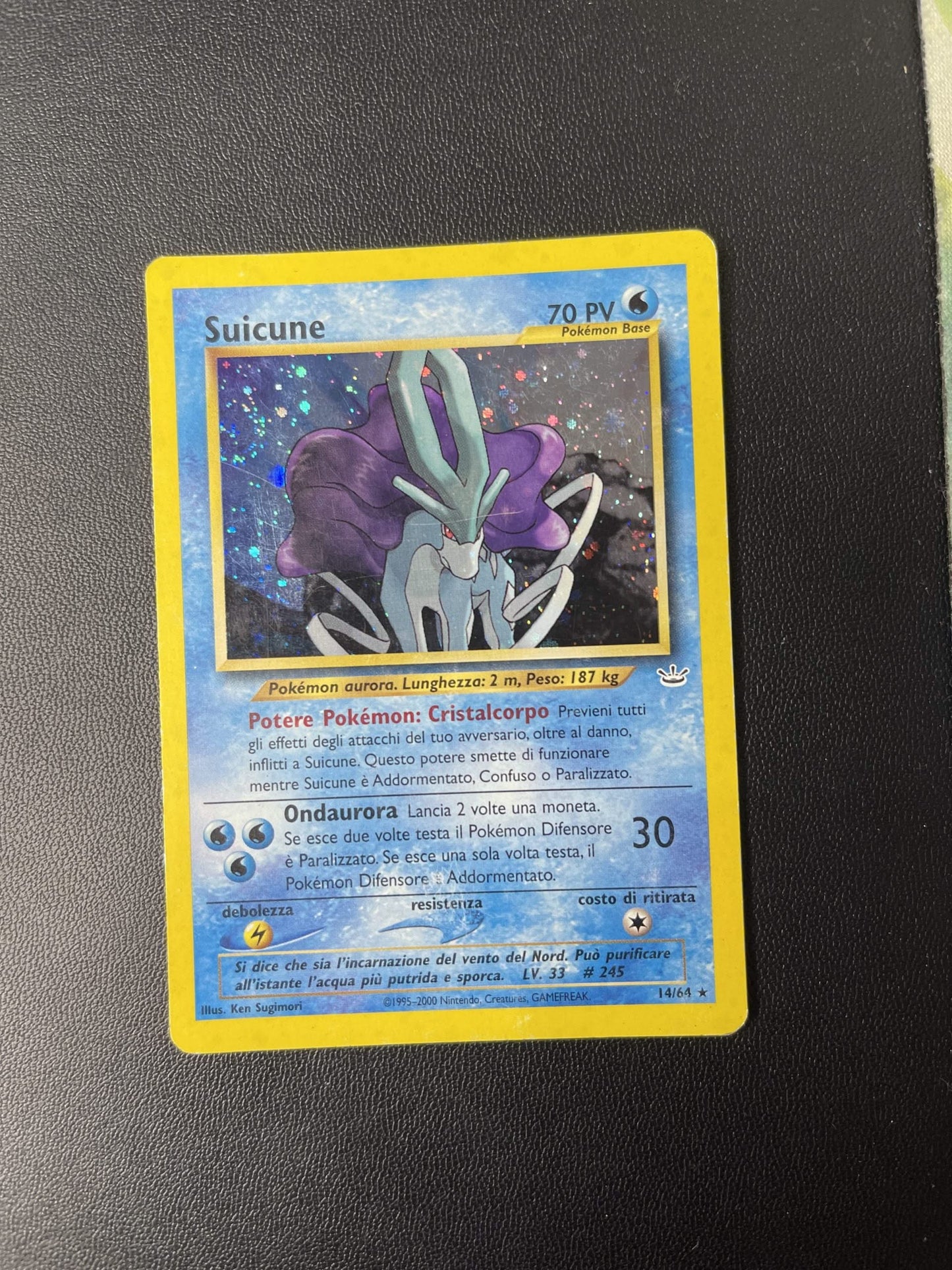 14/64 Suicune Holo Excellent | Neo Revelation (IT)