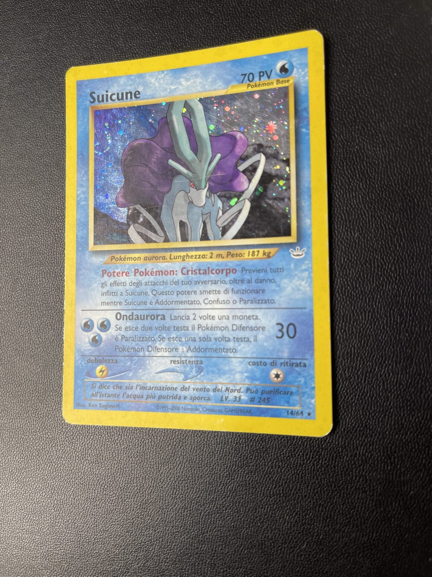 14/64 Suicune Holo Excellent | Neo Revelation (IT)