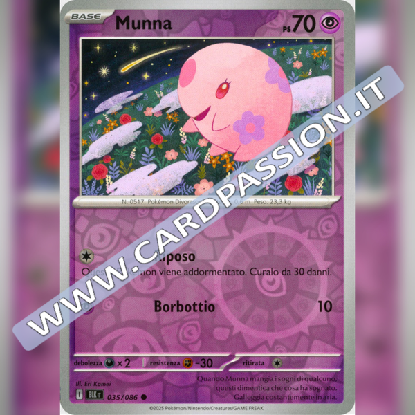 035/086 Munna Reverse | Luce Nera