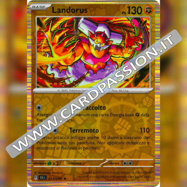 053/086 Landorus Reverse | Luce Nera