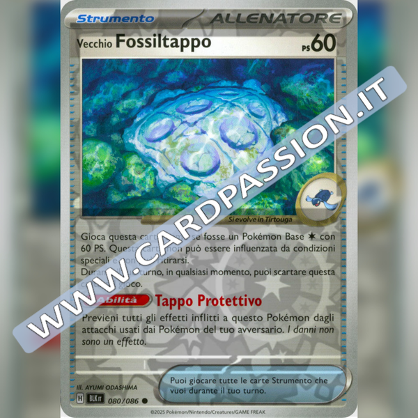 080/086 Vecchio Fossiltappo Reverse | Luce Nera