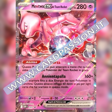 SVP205 Mewtwo EX del Team Rocket | Carta Gigante 13,3 X 18,2cm