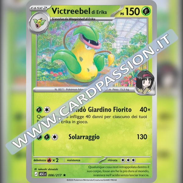006/217 Victreebel di Erika Holo | Ascesa Eroica
