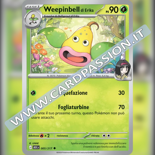 005/217 Weepinbell di Erika | Ascesa Eroica