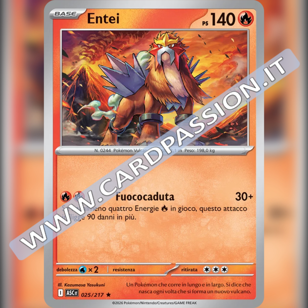 025/217 Entei Holo | Ascesa Eroica