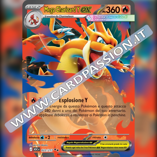 022/217 Mega Charizard Y-ex | Ascesa Eroica