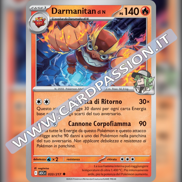 033/217 Darmanitan di N | Ascesa Eroica