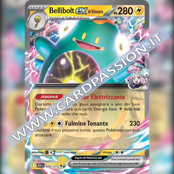 070/217 Bellibolt ex di Kissara | Ascesa Eroica