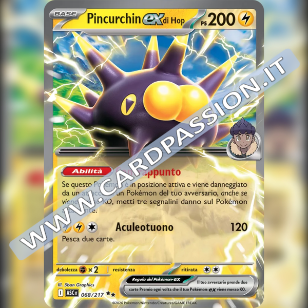 068/217 Pincurchin ex di Hop | Ascesa Eroica