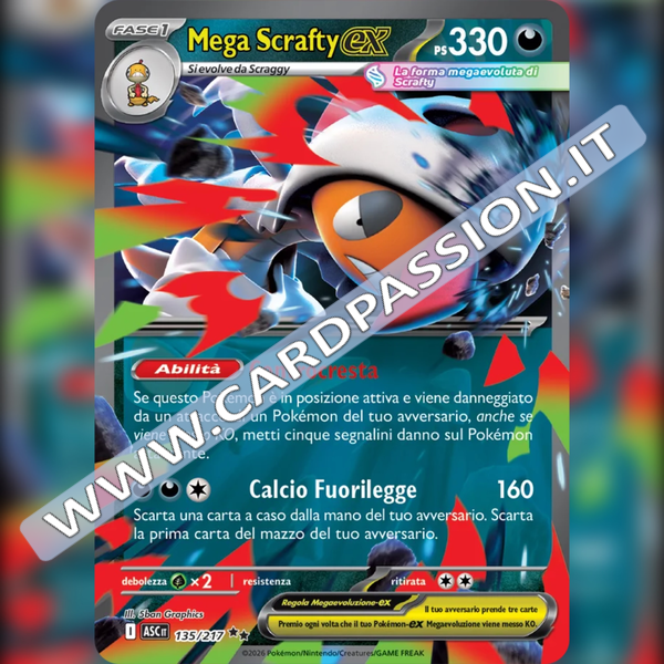 135/217 Mega Scrafty ex | Ascesa Eroica
