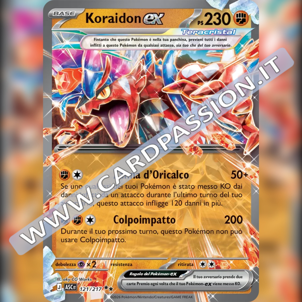 121/217 Koraidon ex | Ascesa Eroica