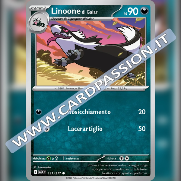 131/217 Linoone di Galar | Ascesa Eroica