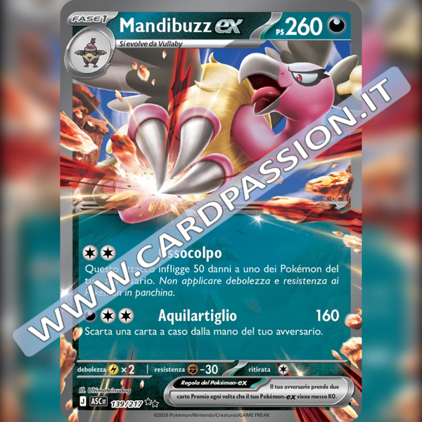139/217 Mandibuzz ex | Ascesa Eroica