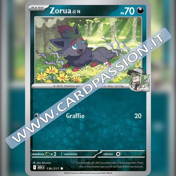 136/217 Zorua di N | Ascesa Eroica