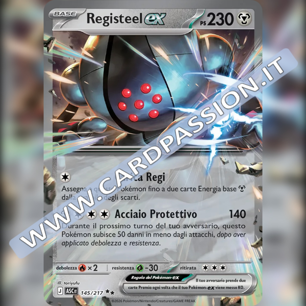 145/217 Registeel ex | Ascesa Eroica