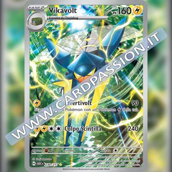 230/217 Vikavolt Illustrazione Rara | Ascesa Eroica