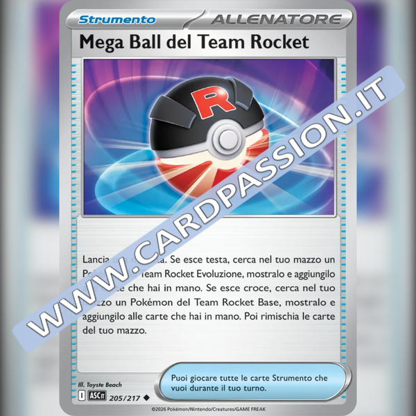 205/217 Mega Ball del Team Rocket | Ascesa Eroica