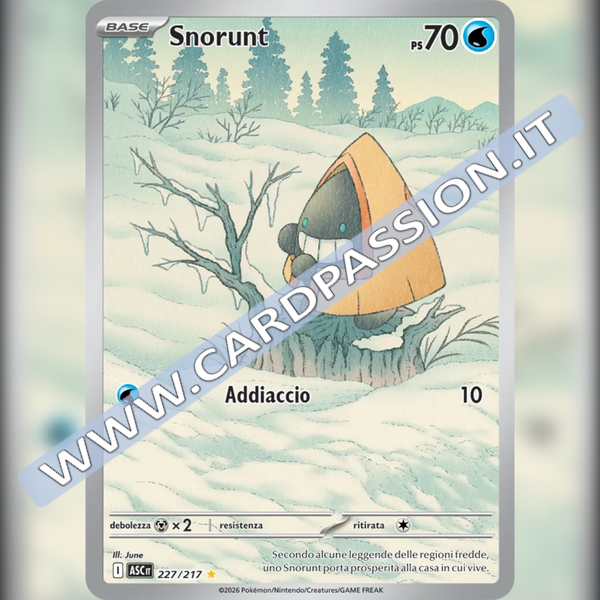 227/217 Snorunt Illustrazione Rara | Ascesa Eroica