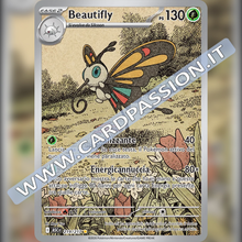 219/217 Beautifly Illustrazione Rara | Ascesa Eroica